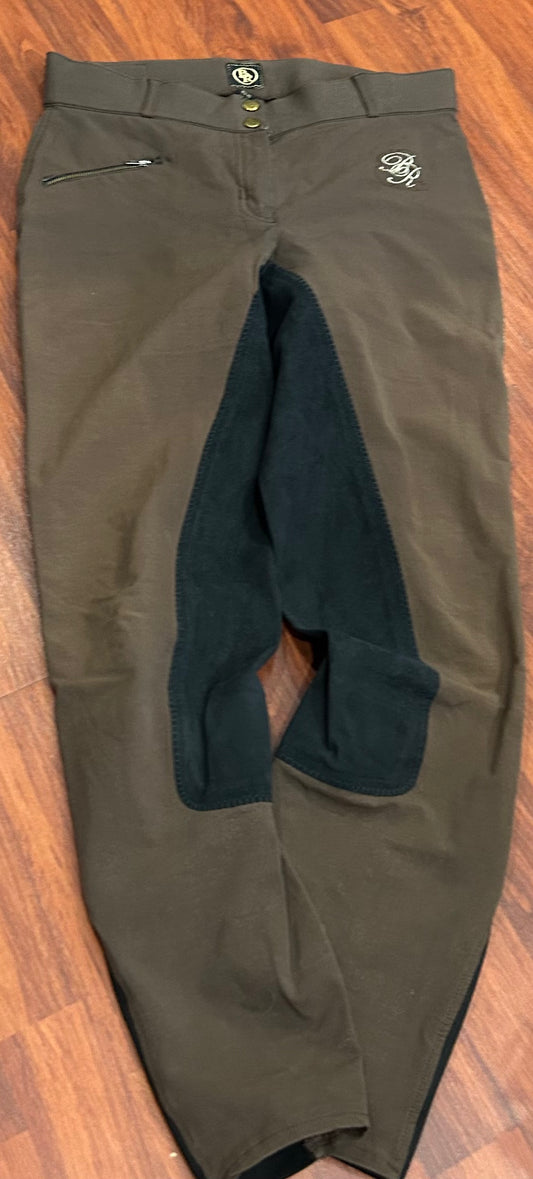 BR size 28 brown full size breeches