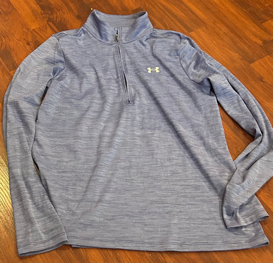 Under armour Marked medium. Fits like an XL blue 1/4 zip