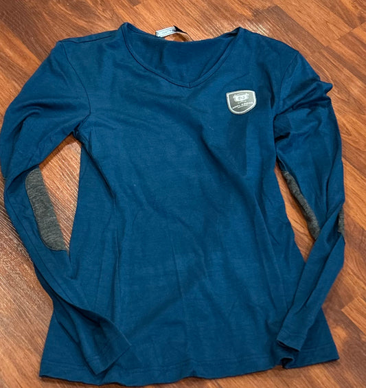 Asmar small blue long sleeve shirt