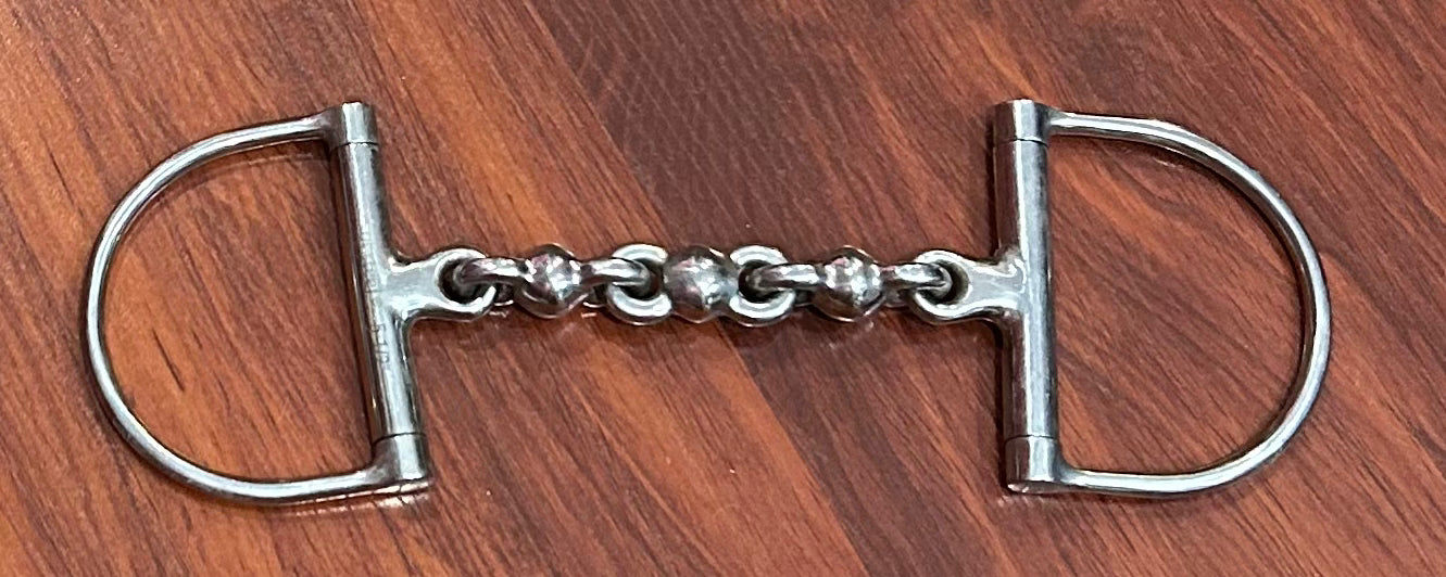 5.5” Waterford d-ring snaffle