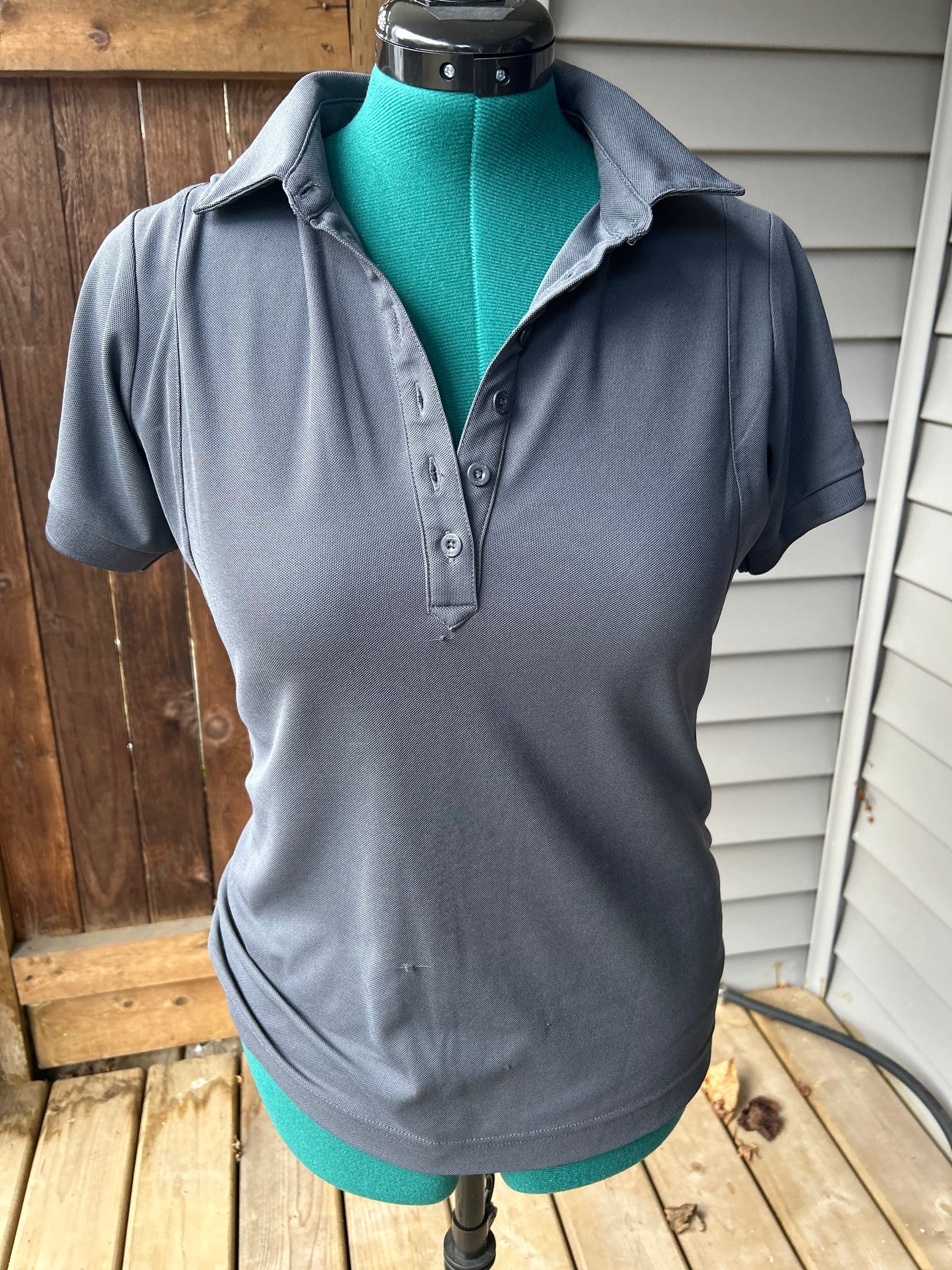 Steel large grey golf shirt