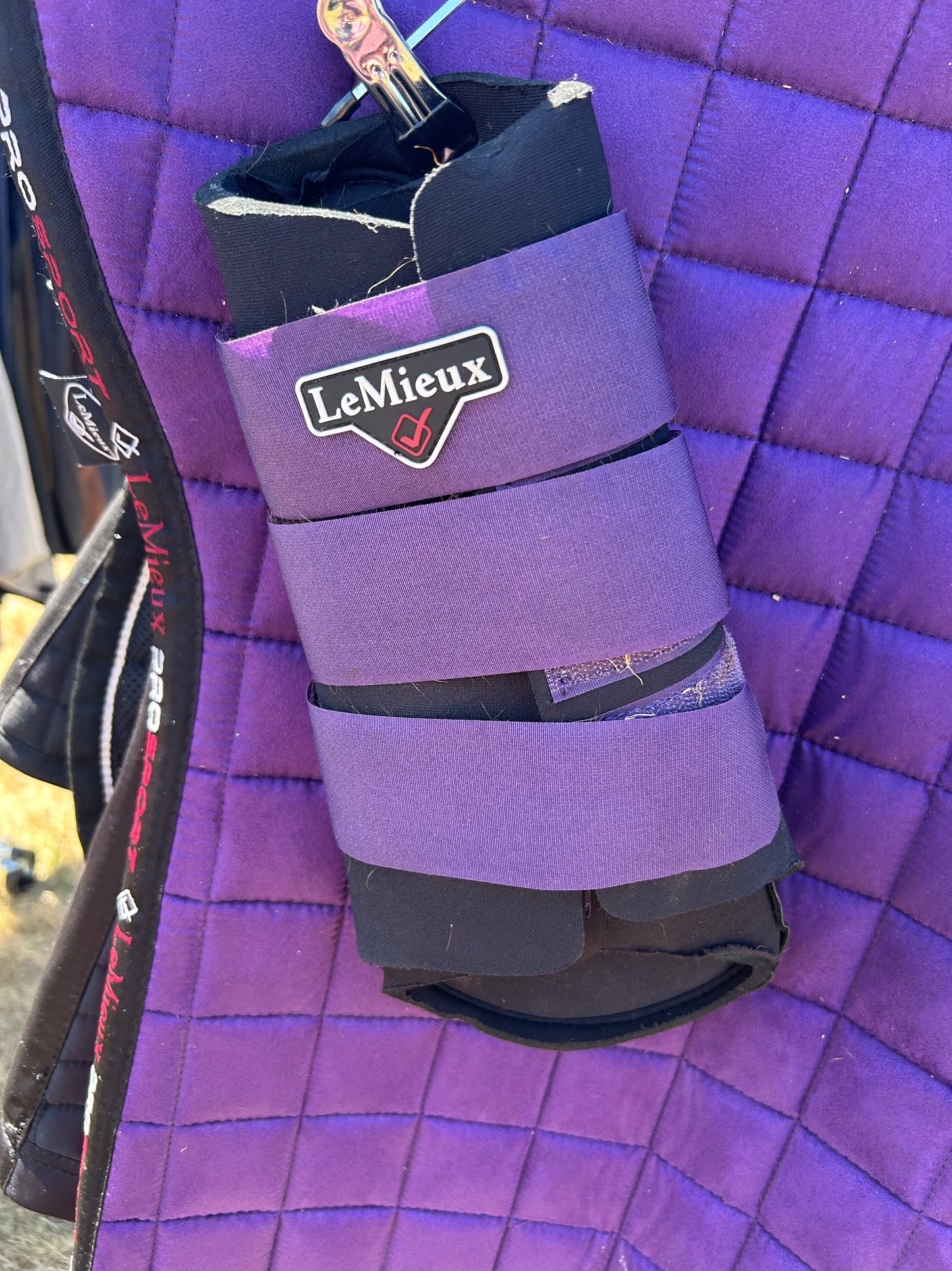 LeMieux purple jumper pad