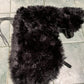 Custom made sheepskin dressage saddle seat saver black