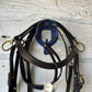 De Gouge full size with attached training bridle and reins.