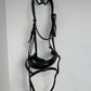 Full size Horze snaffle. Padded crown. Crank noseband