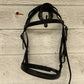 Skyline bridle full size black raised. New.