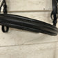 Skyline bridle full size black raised. New.