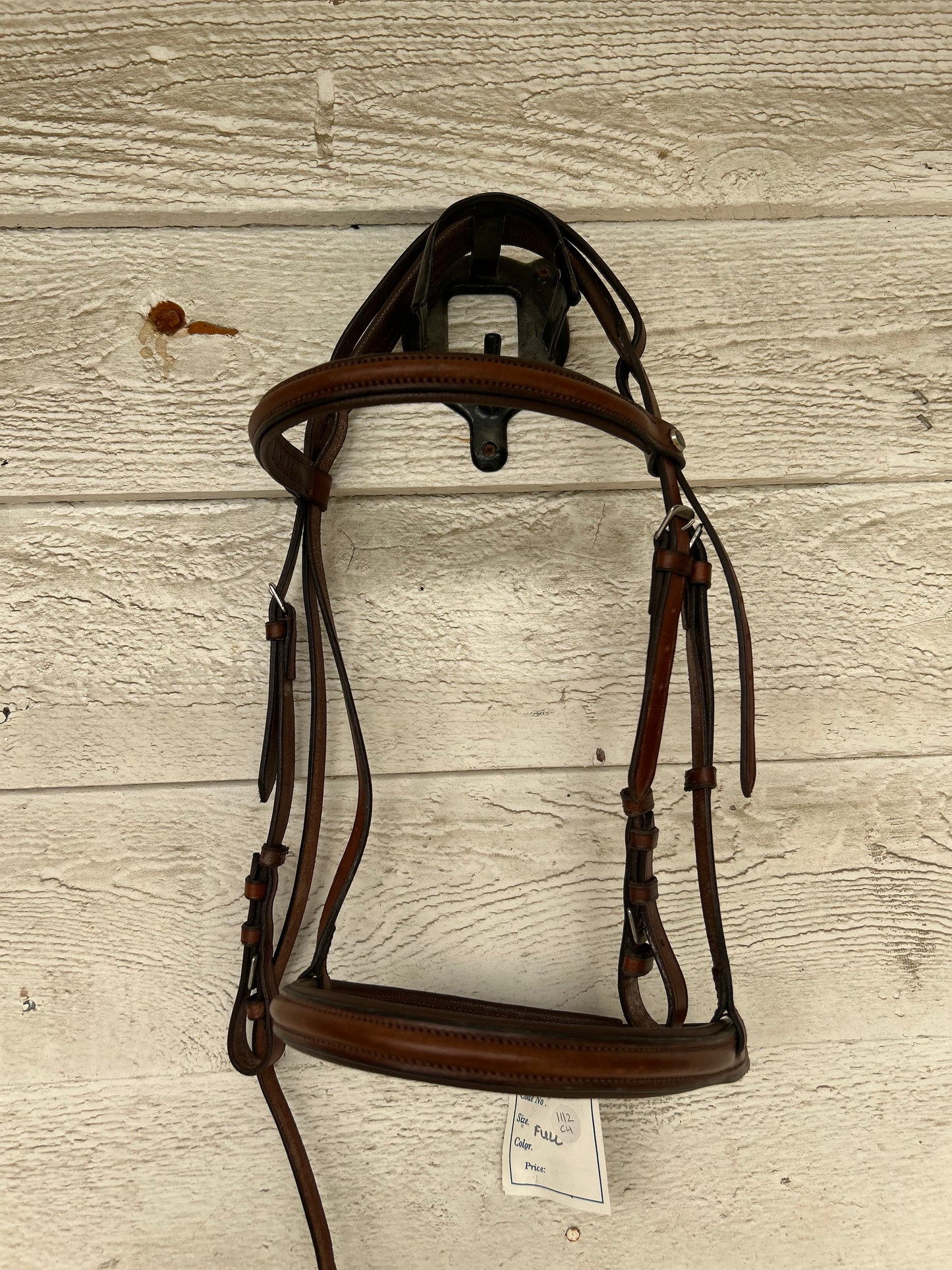 Skyline bridle full size Havana raised. New.