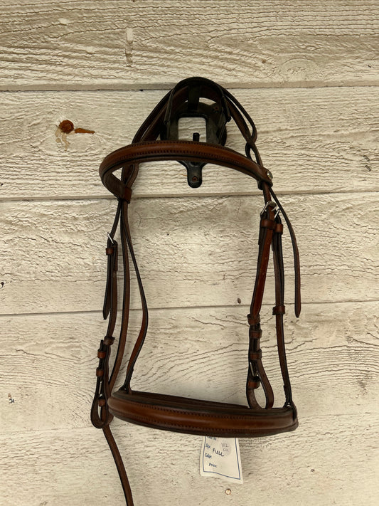 Skyline bridle full size Havana raised. New.