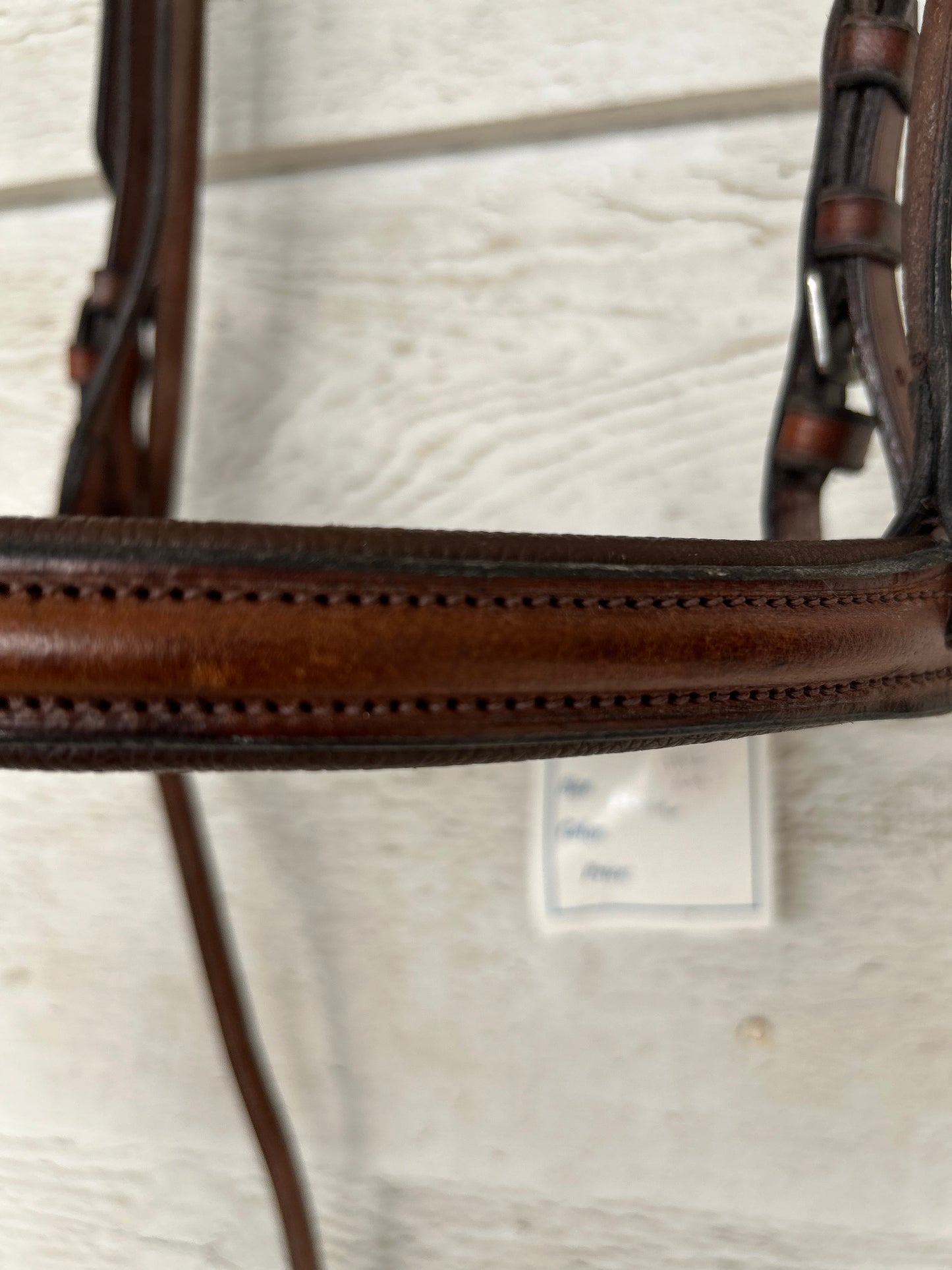 Skyline bridle full size Havana raised. New.