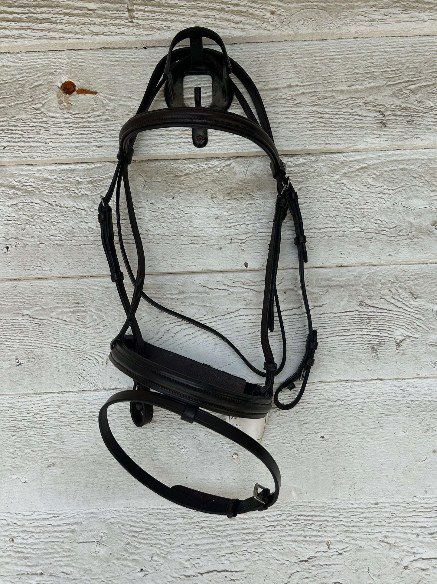Skyline XF black bridle with flash