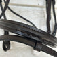 Skyline XF black bridle with flash