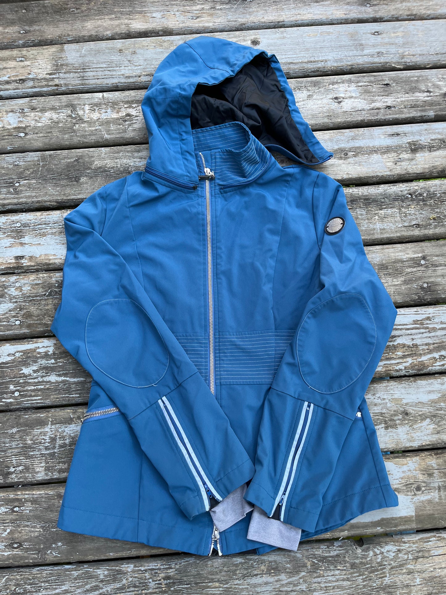 Asmar short rain rider blue jacket med