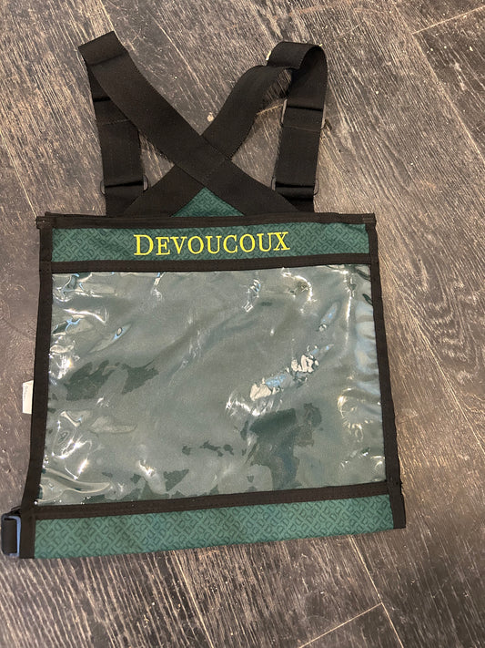 Devoucoux number bib / pinny. Brand new