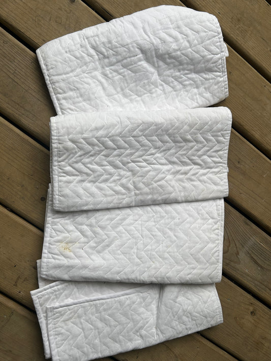 14” thin quilts set of 4