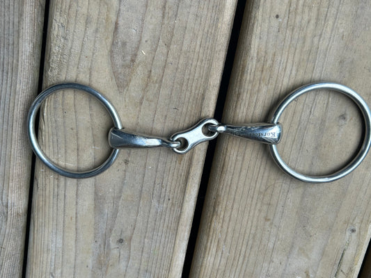 4.5” Korsteel loose ring French link snaffle