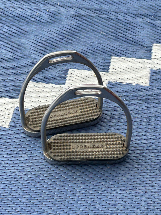 Stirrup irons with Sprenger treads 4.75”