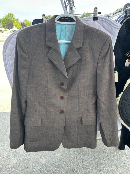 RJ classic diamond collection 8R brown plaid.