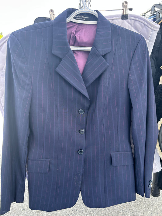 RJ classic size 10L Navy / purple pin stripe