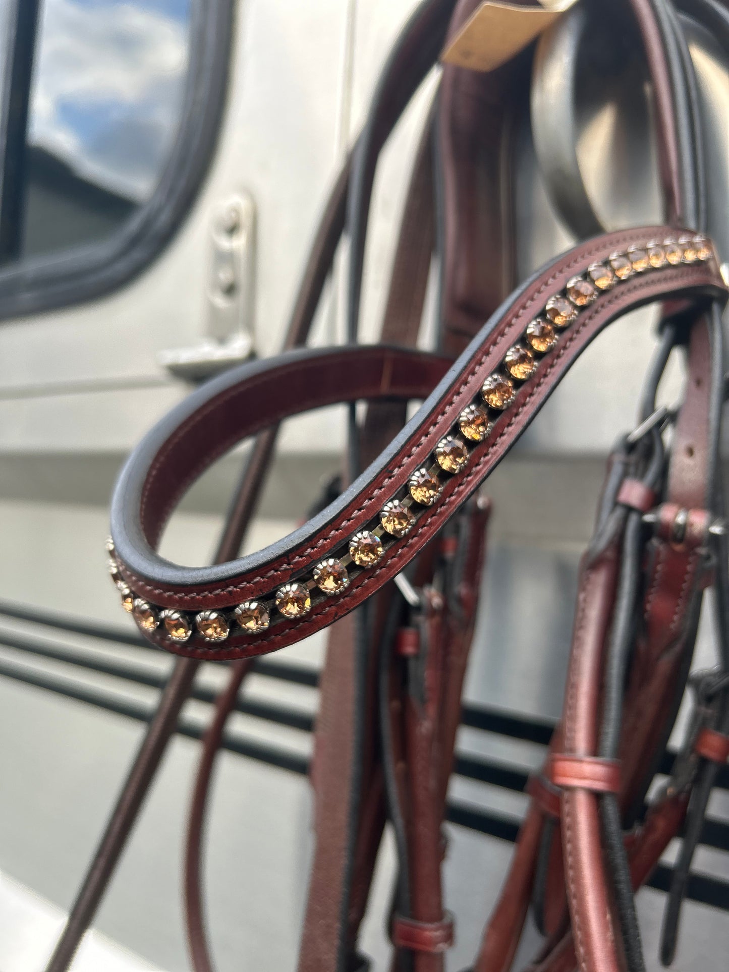 Kingsley brown double bridle Full