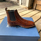 Size 39 Kingsley LaPaz croc beliza cognac boots. New