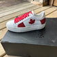 Size 40 Kingsley sparkly red Canada flag runners. New