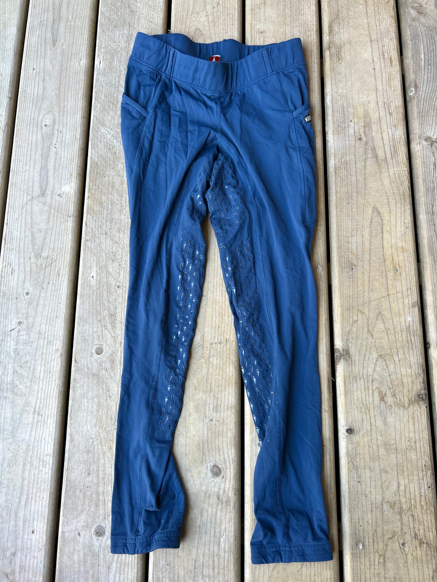 Kerrits Large blue riding tights.