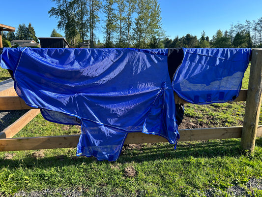 78” shedrow extend-a-neck fly sheet