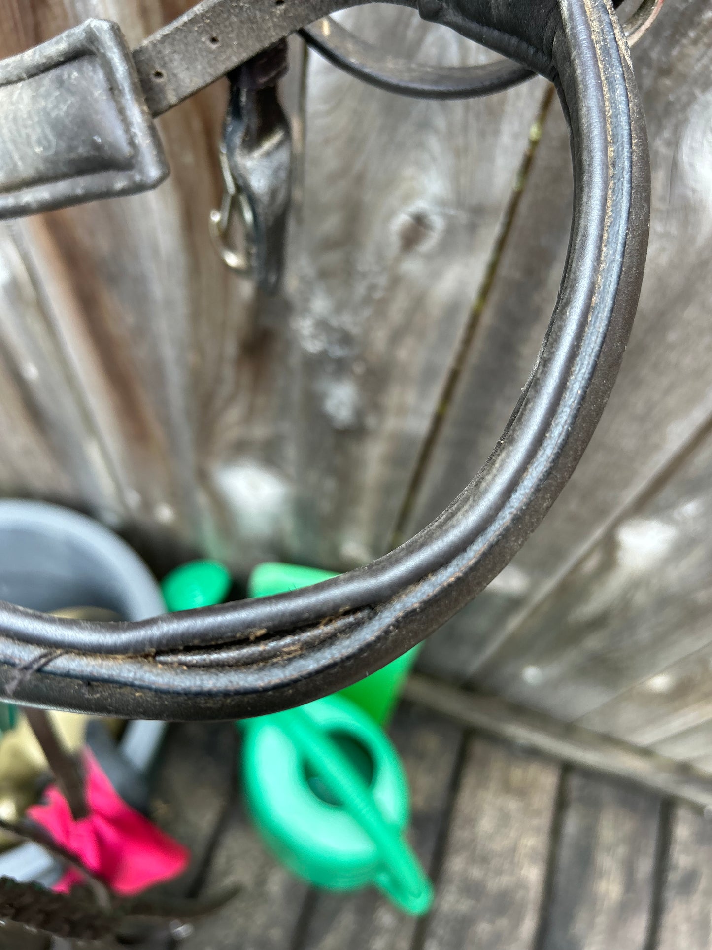 Val du Bois Cob Brown bridle with clips