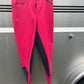 24L Euro Star Louisa raspberry full seat breeches