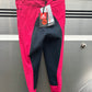 24L Euro Star Louisa raspberry full seat breeches