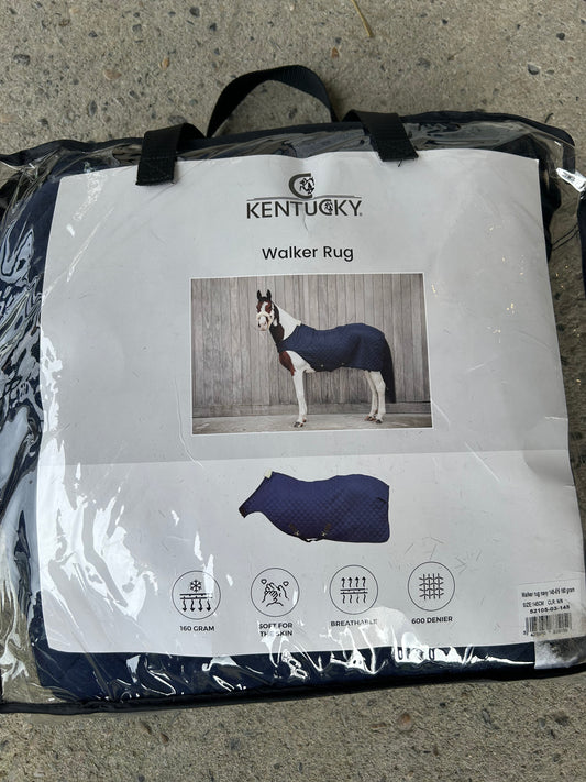 78” Kentucky walker rug. Navy. Brand new in bag. Fleece lined.