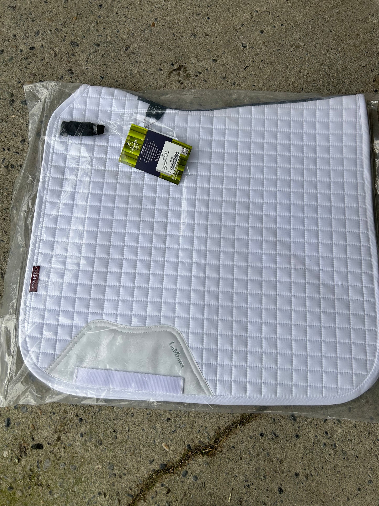 LeMiuex suede white dressage pad brand new