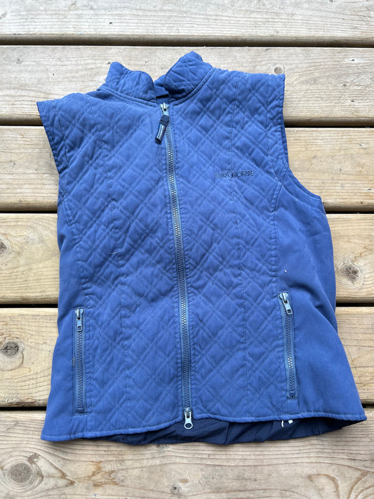 Euro Horse blue vest small