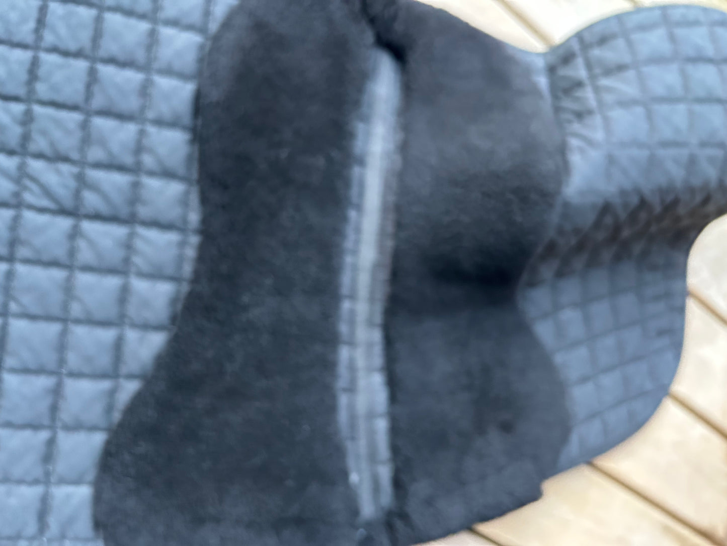 Steffen Peters black fleece pad