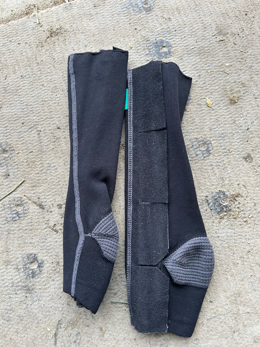 Equi crown active wraps S size 2 black/grey