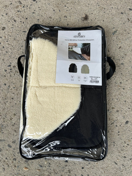Kentucky wither protection sheepskin black. New in bag