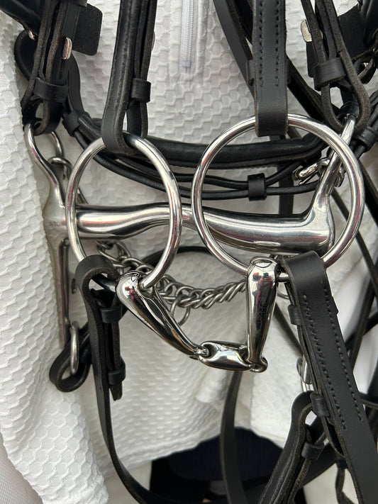 Stubben 6” snaffle 5.34” curb set