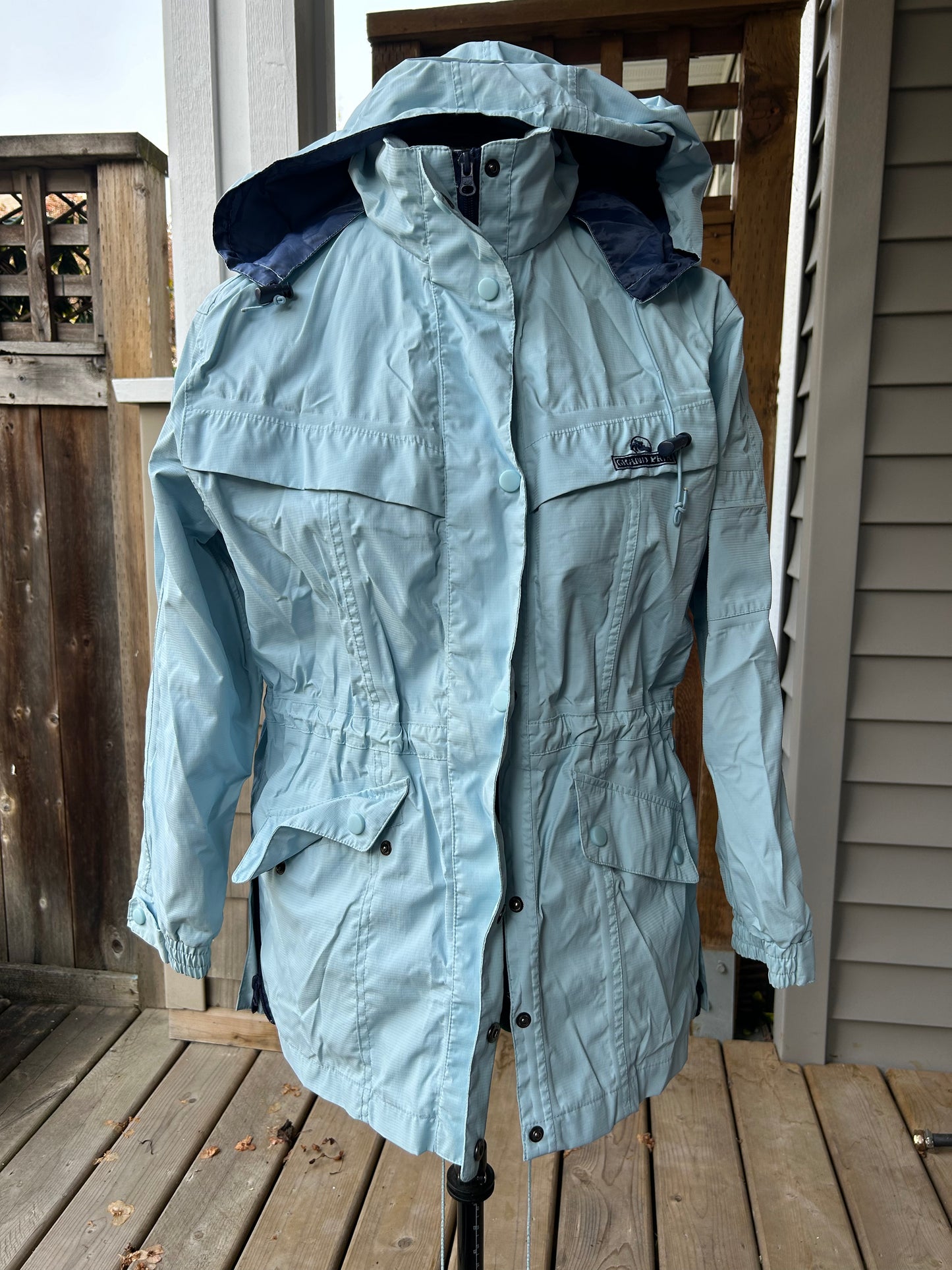 Grand Prix medium light blue shell jacket