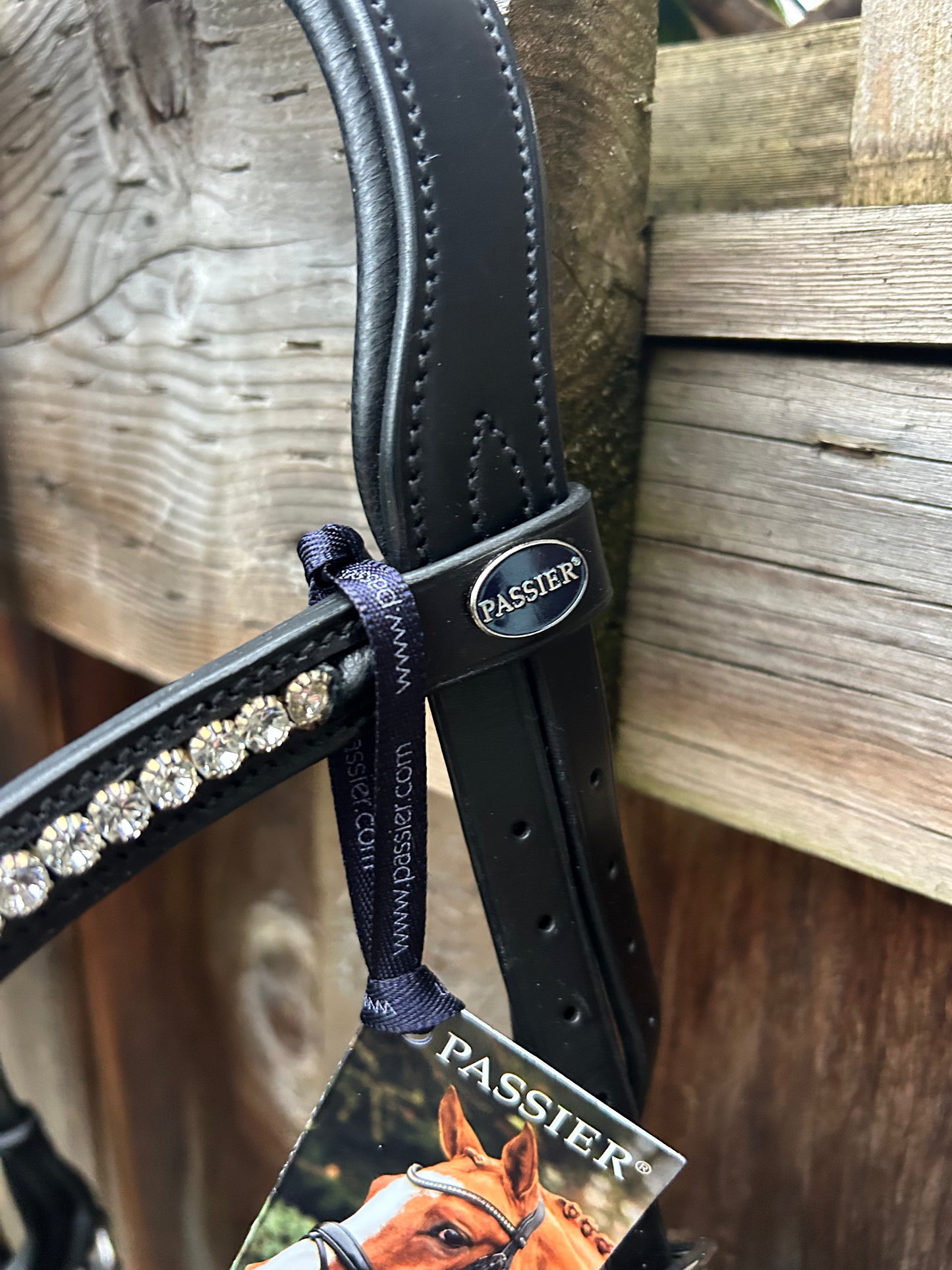 Passier full size starlight black snaffle bridle. With leather soft grip reins Brand new