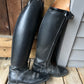 DeNiro size 41 A S tall boots. Calf 15.5” height 20.5” to ground up back