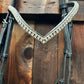 XFull size dressage snaffle bridle bling and crank noseband