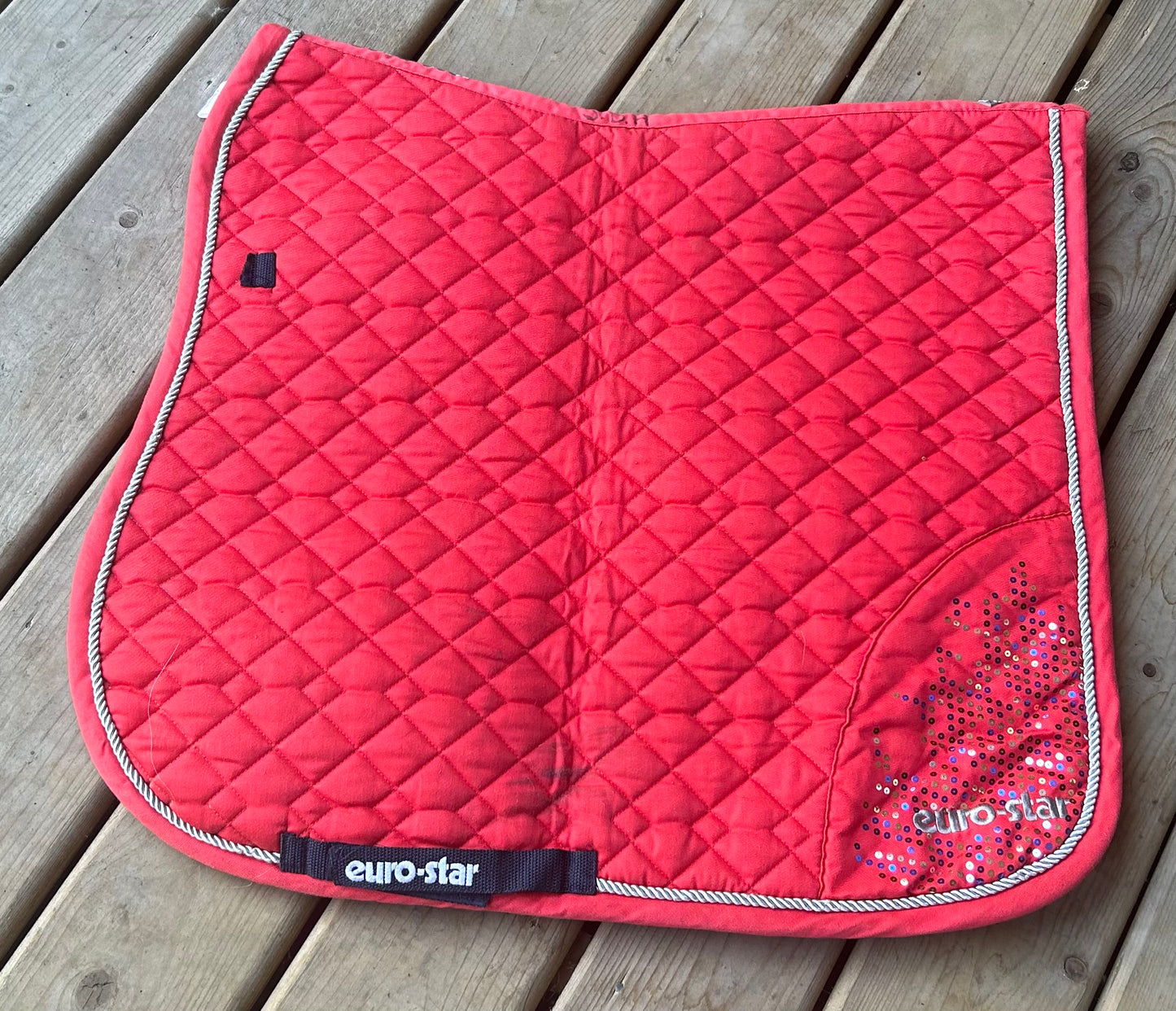 Euro Star Red Dressage Pad