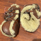 Amerigo boot set open front sheepskin boots