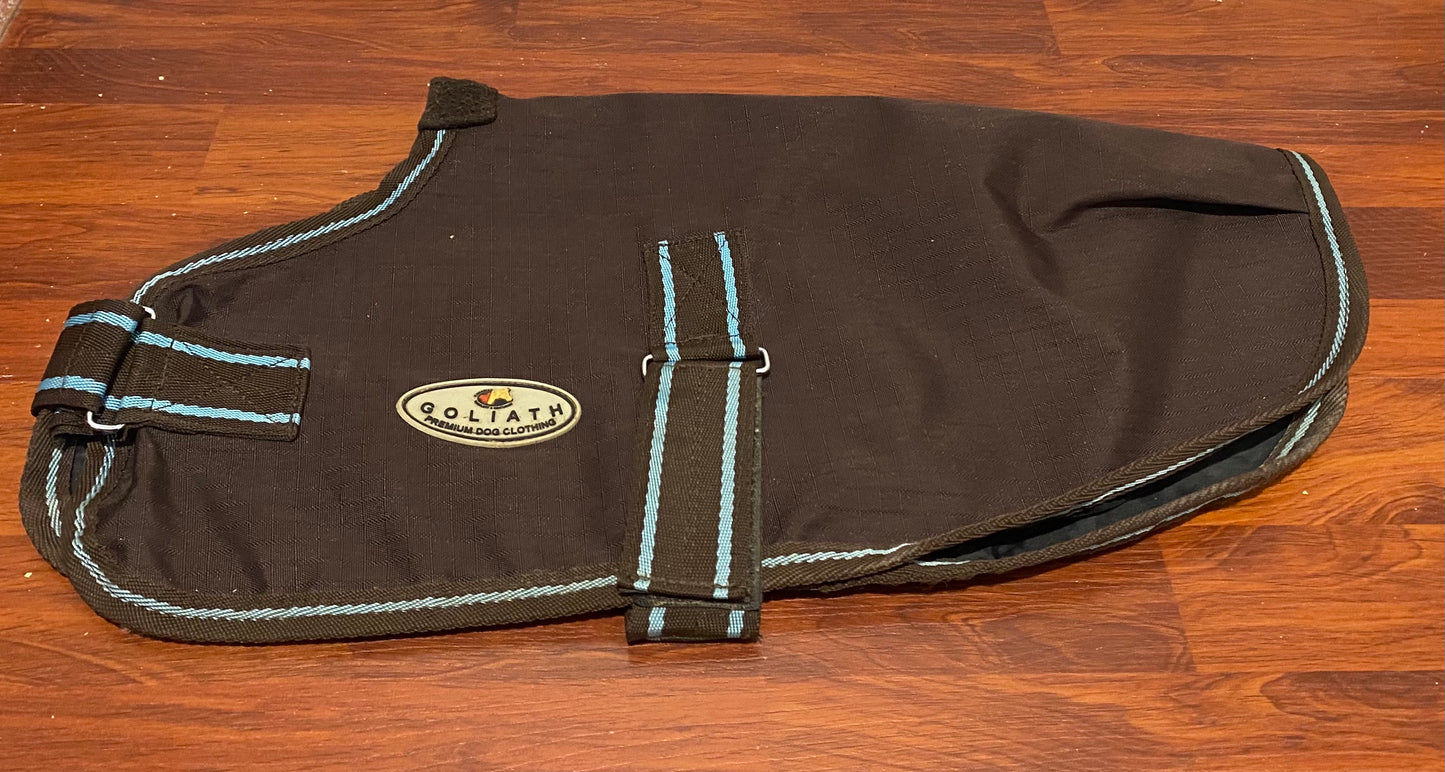 Goliath Brown 18” dog coat