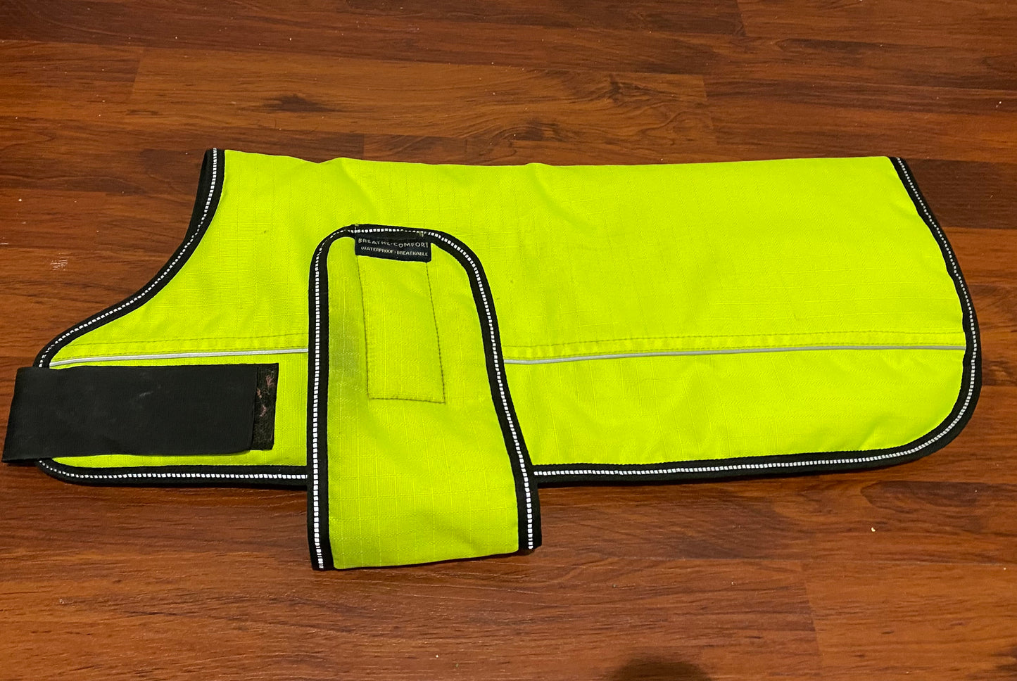 High Viz Yellow dog jacket. 18”