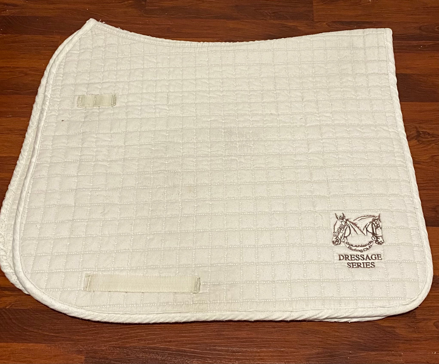 White Dressage pad