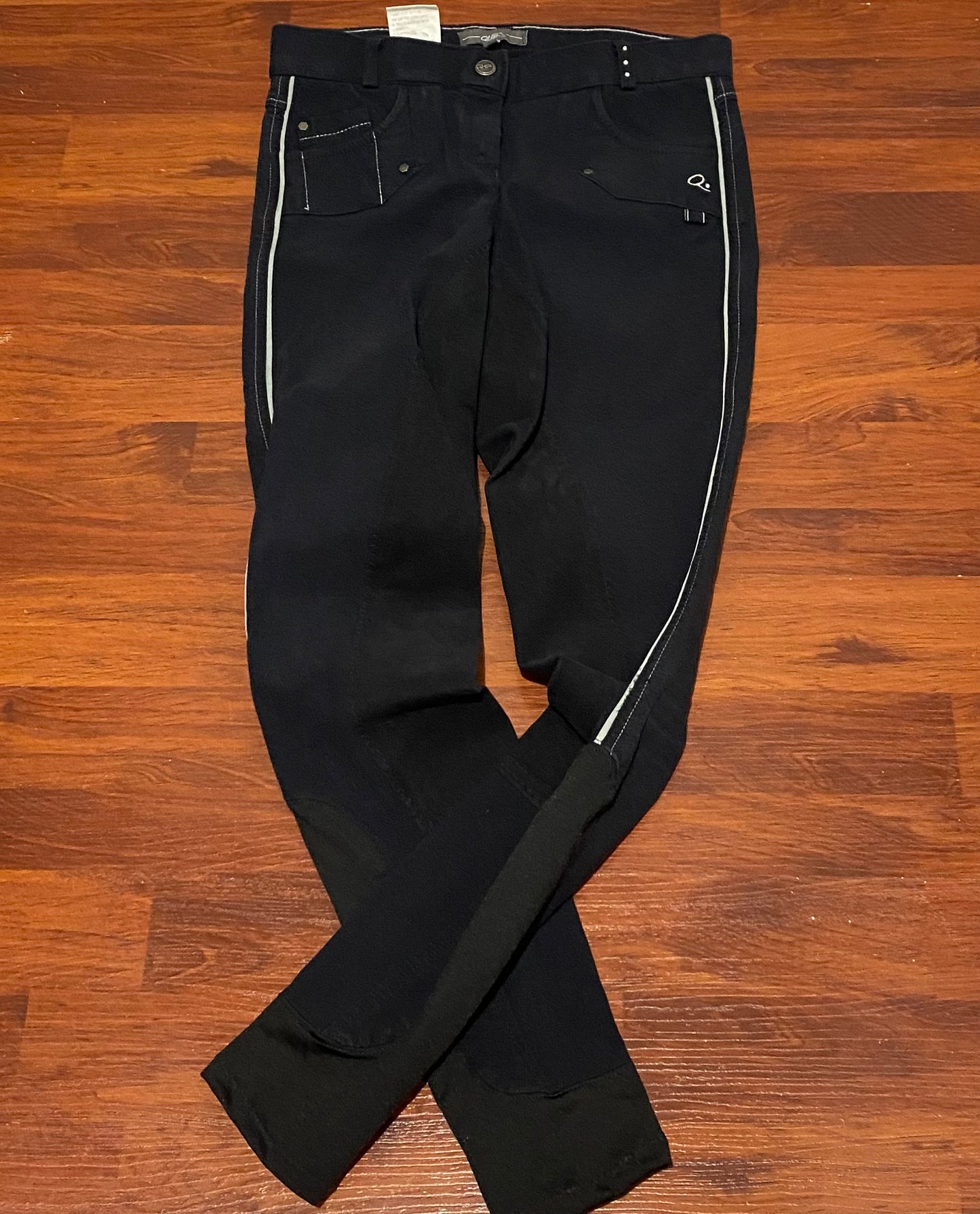 QHP Black Full Seat Breeches 24