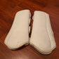 BR hard shell white horse boots