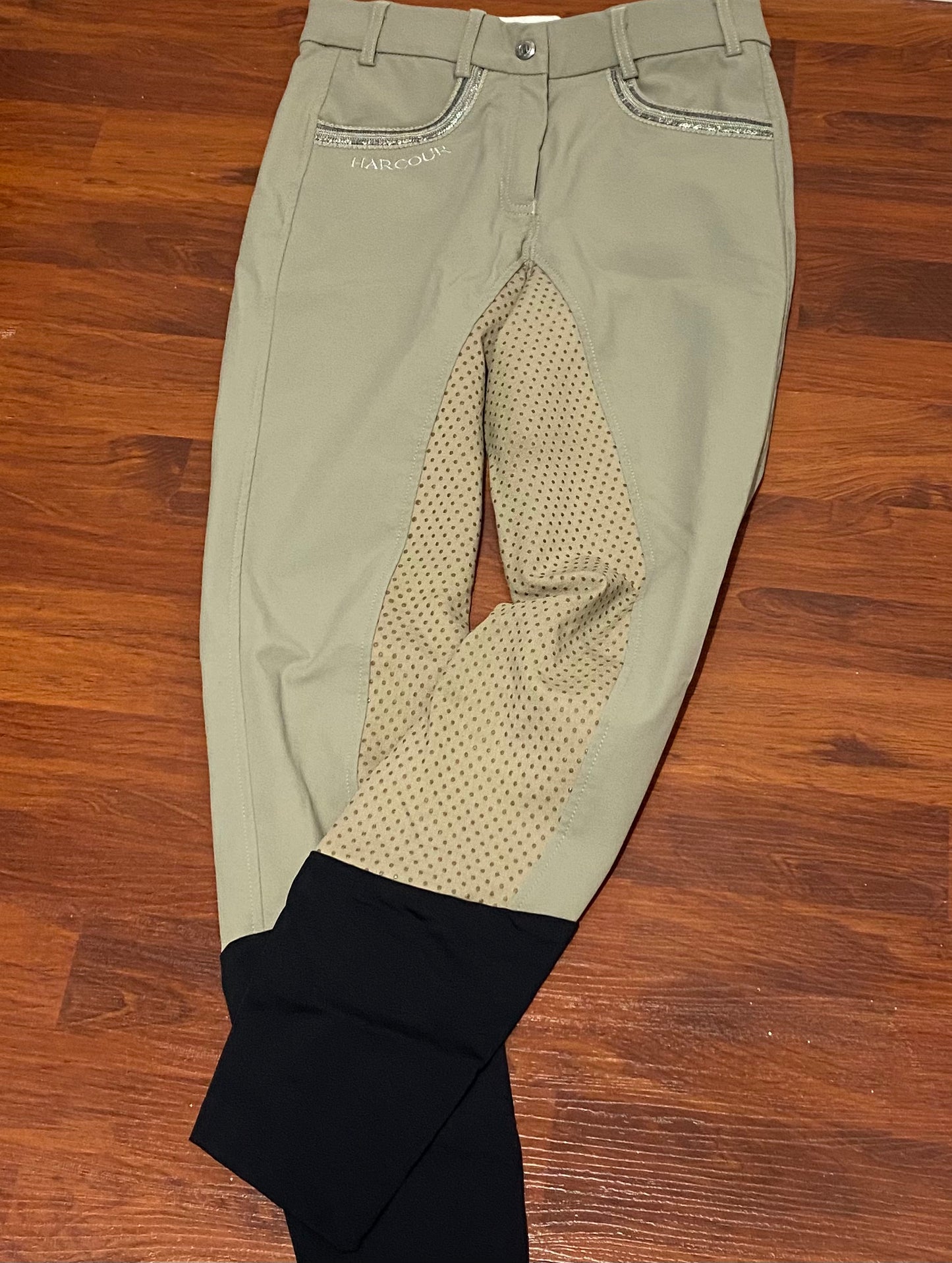 Harcour Taupe Full Seat Breeches 24